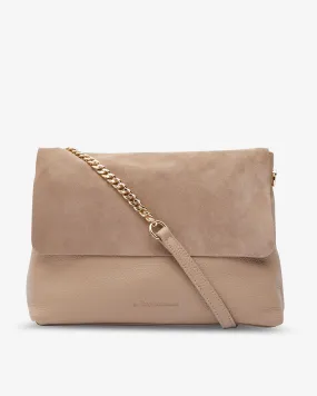 Amber Bag - Fawn Suede/Pebble