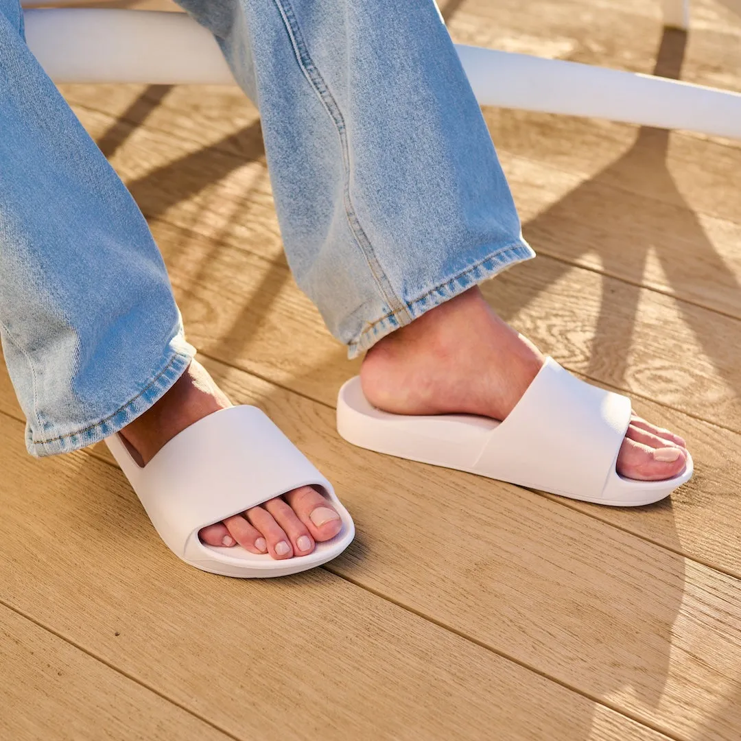 Arch Support Slides - Classic - White