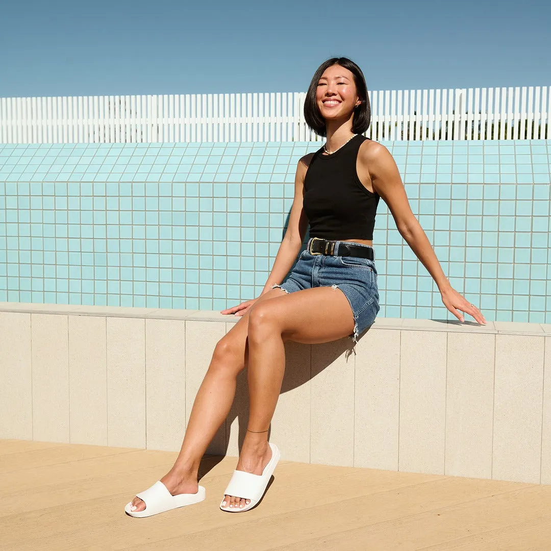 Arch Support Slides - Classic - White