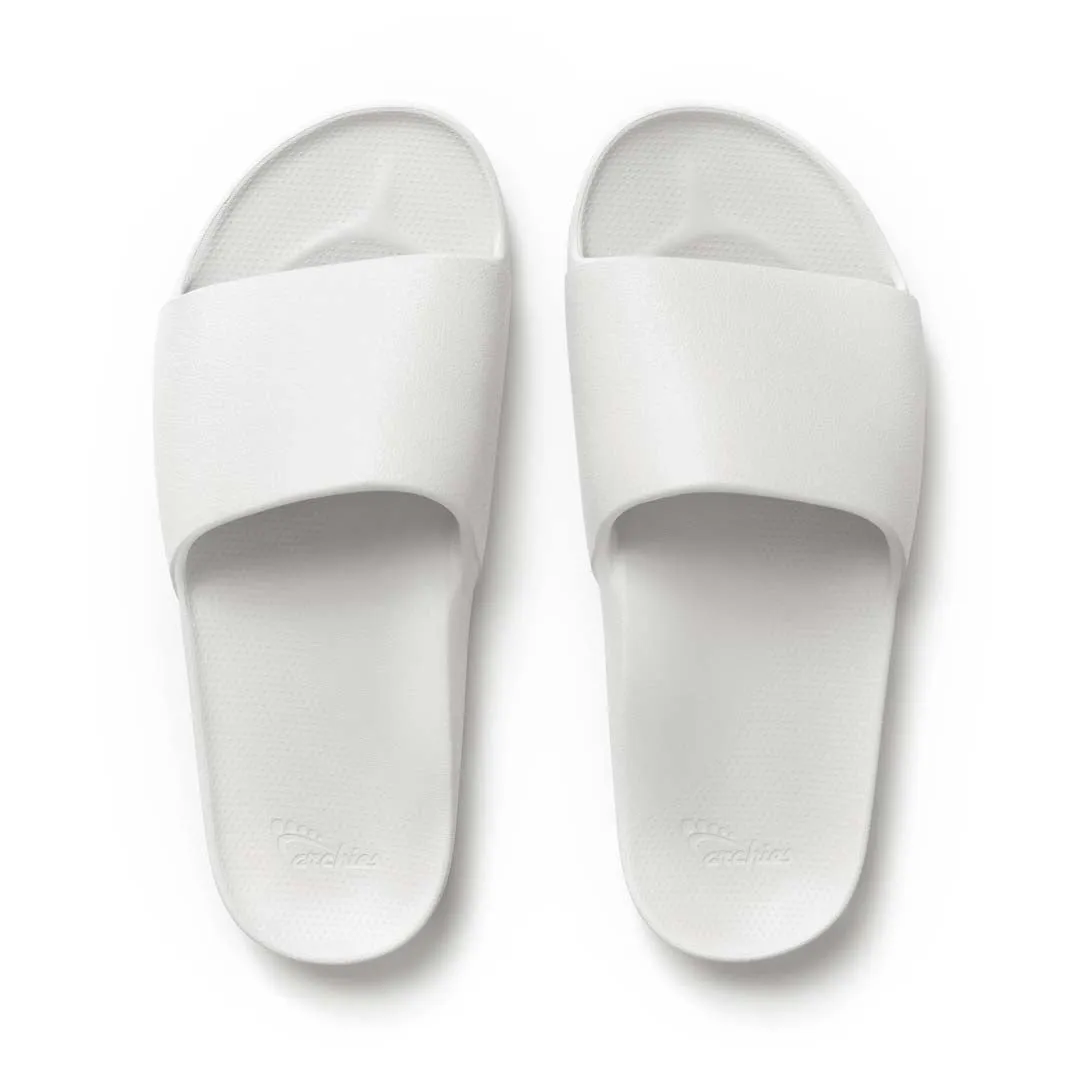 Arch Support Slides - Classic - White