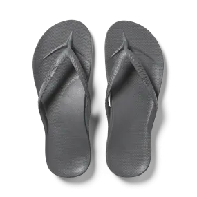 Arch Support Thongs - Classic - Charcoal