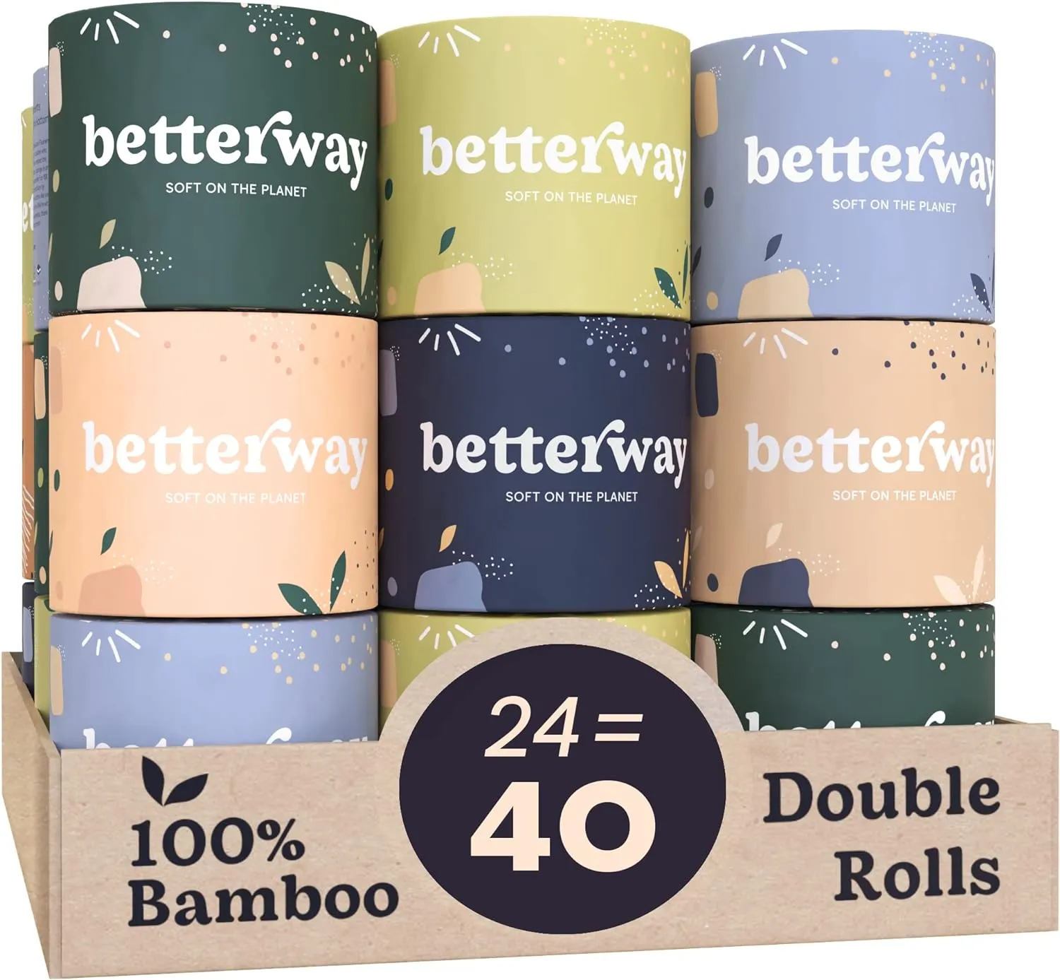 Bamboo Toilet Paper 3 Ply - Eco Friendly, Sustainable Tissue