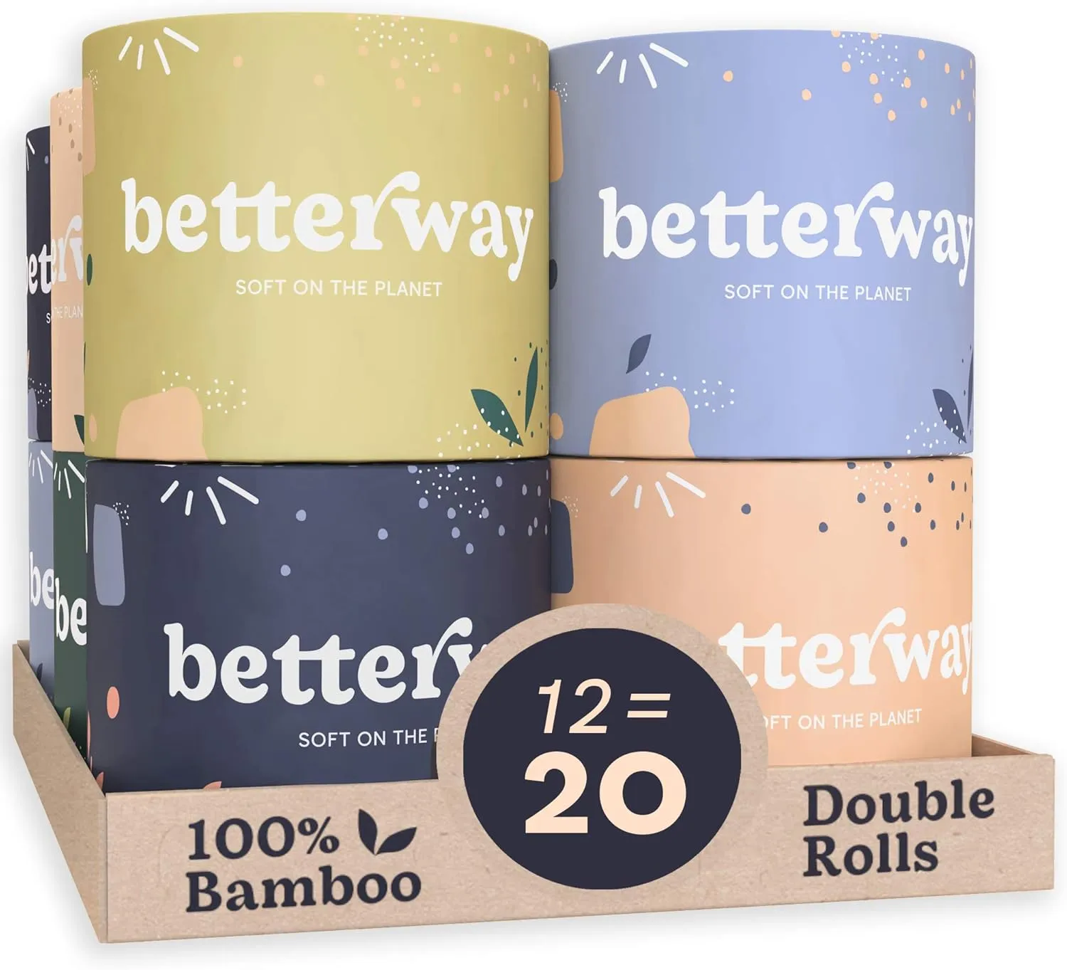 Bamboo Toilet Paper 3 Ply - Eco Friendly, Sustainable Tissue