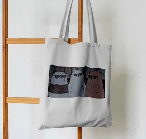 Bear Trio Anime Tote Bag