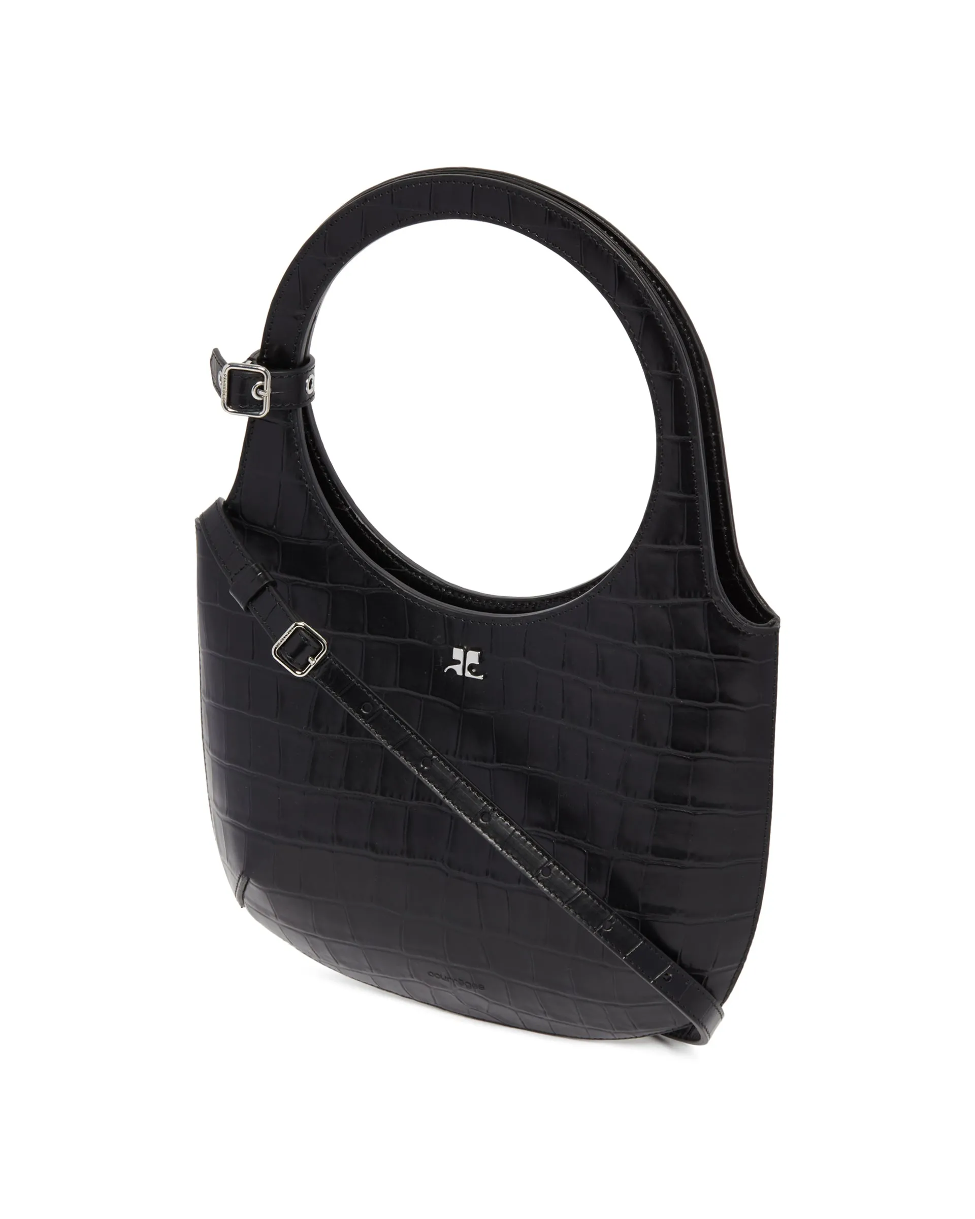 Black Holy Croco Bag