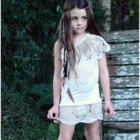 Bohemian Dress - Ivory