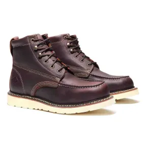 Bonanza Frontier Classic 6-Inch Burgundy Moc Toe Boots