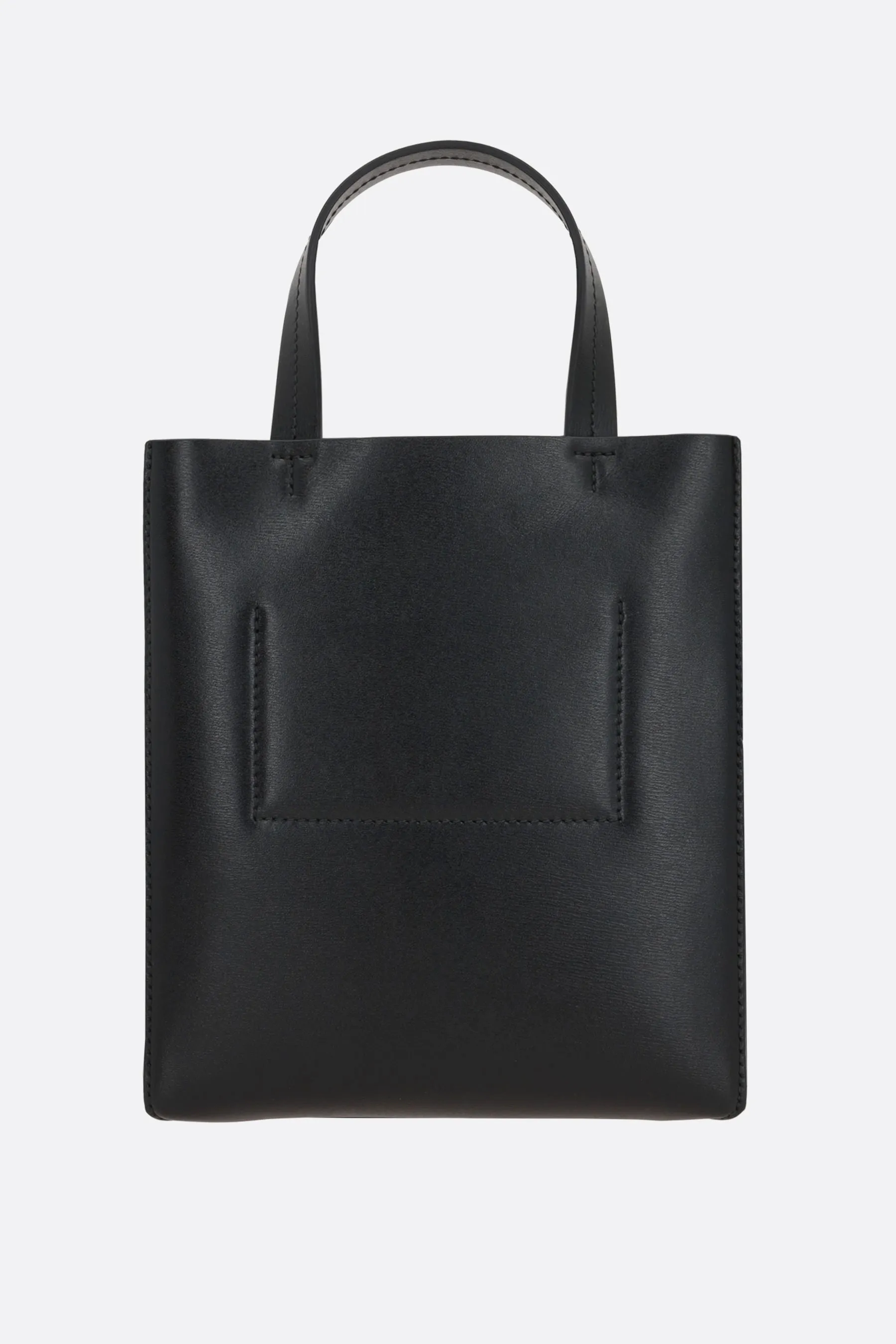 Bond mini shiny leather tote bag