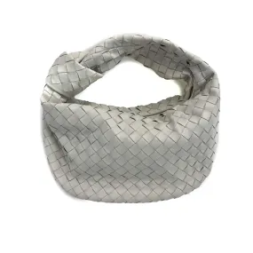 Bottega Veneta - White BV Jodie Hobo Intrecciato Nappa Teen Handbag