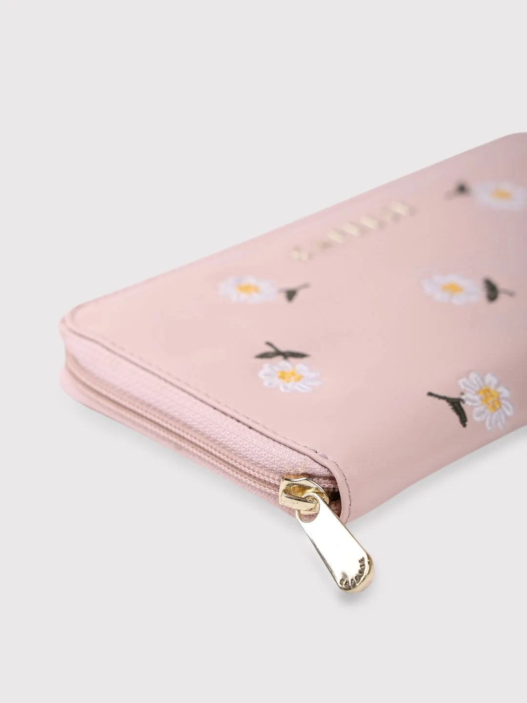 Caprese Kyle Zip Around Wallet Large Soft Pink