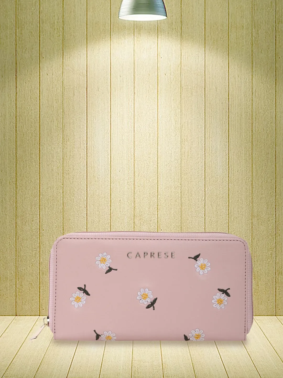 Caprese Kyle Zip Around Wallet Large Soft Pink