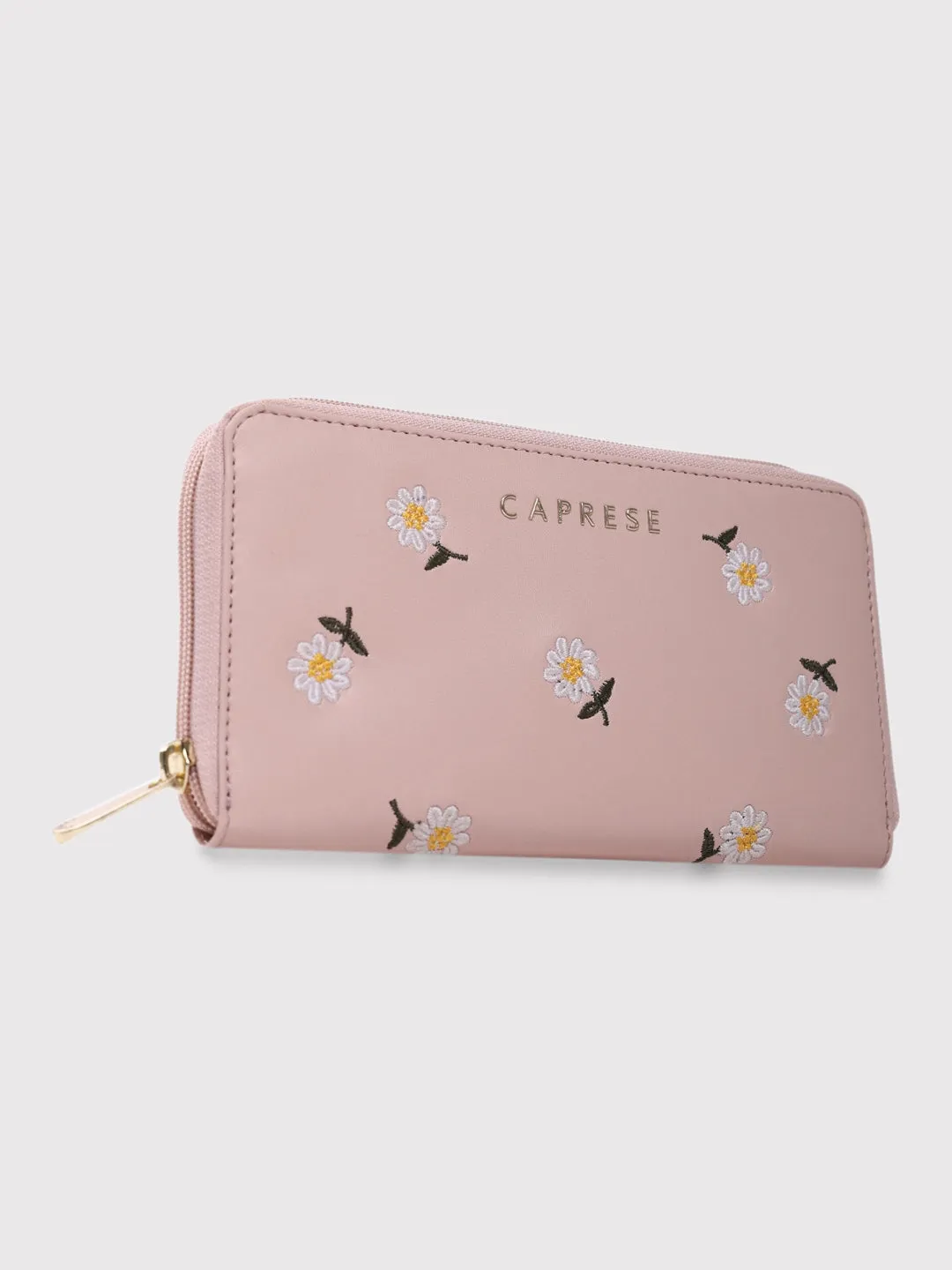 Caprese Kyle Zip Around Wallet Large Soft Pink