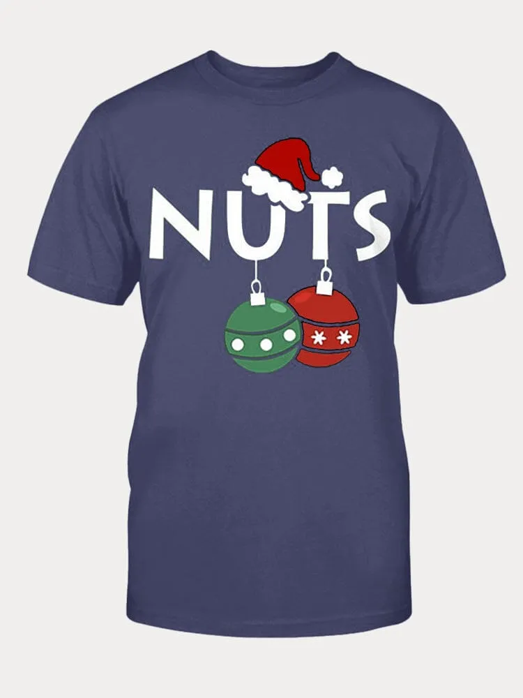 Casual Christmas Graphic T-shirt