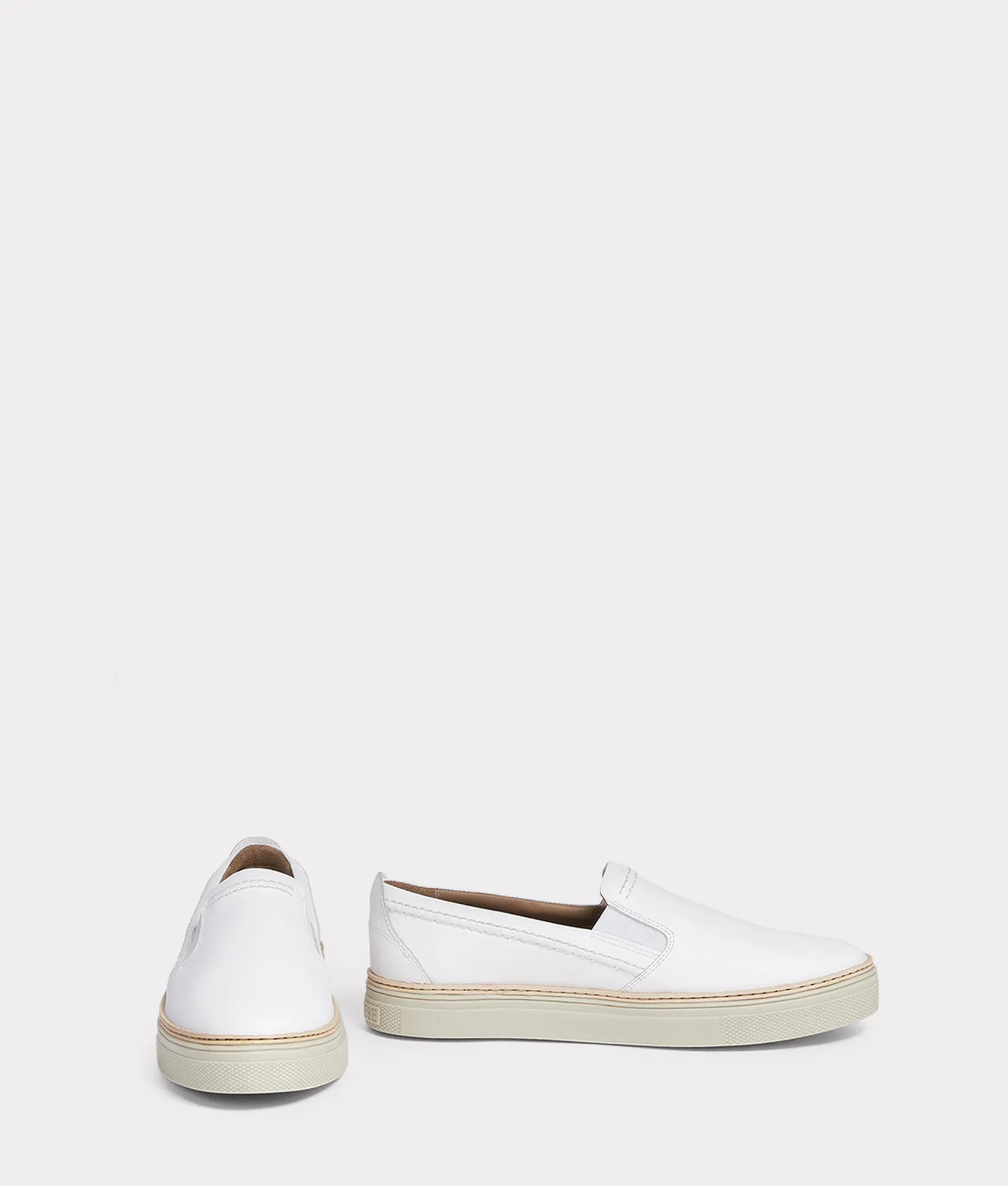 Casual Slip On :: White