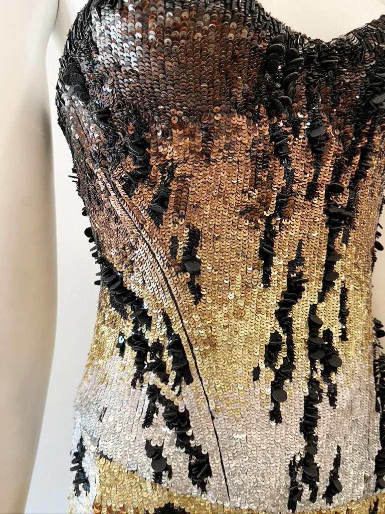 CAVALLI MINI SEQUIN DRESS