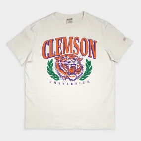 Clemson University Throwback Vintage Heavyweight Tee