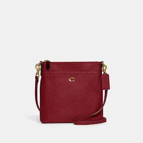 Coach Kitt Messenger Crossbody Cherry Brass