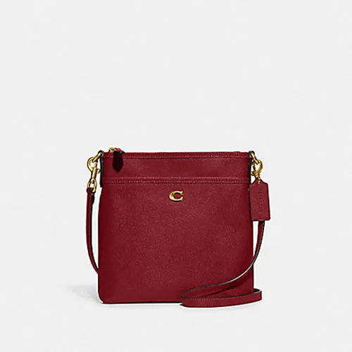 Coach Kitt Messenger Crossbody Cherry Brass