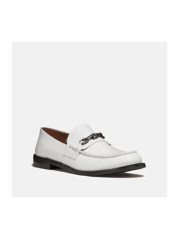 Coach Women's Putnam Loafer White G2359