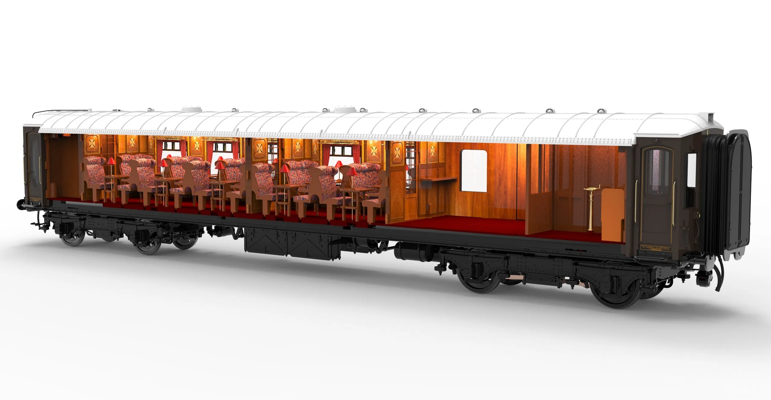 Darstaed D25-02E Finescale O Gauge All Steel Type K Pullman Kitchen 3rd Coach '81' (Pre-order)