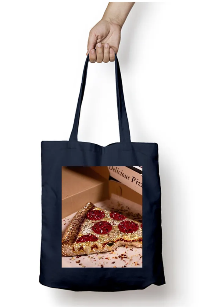 Dazzle Slice Diamond Encrusted Pizza Tote