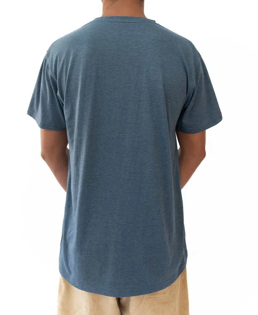 Deluxe Retro Surf Tee | Navy Marle