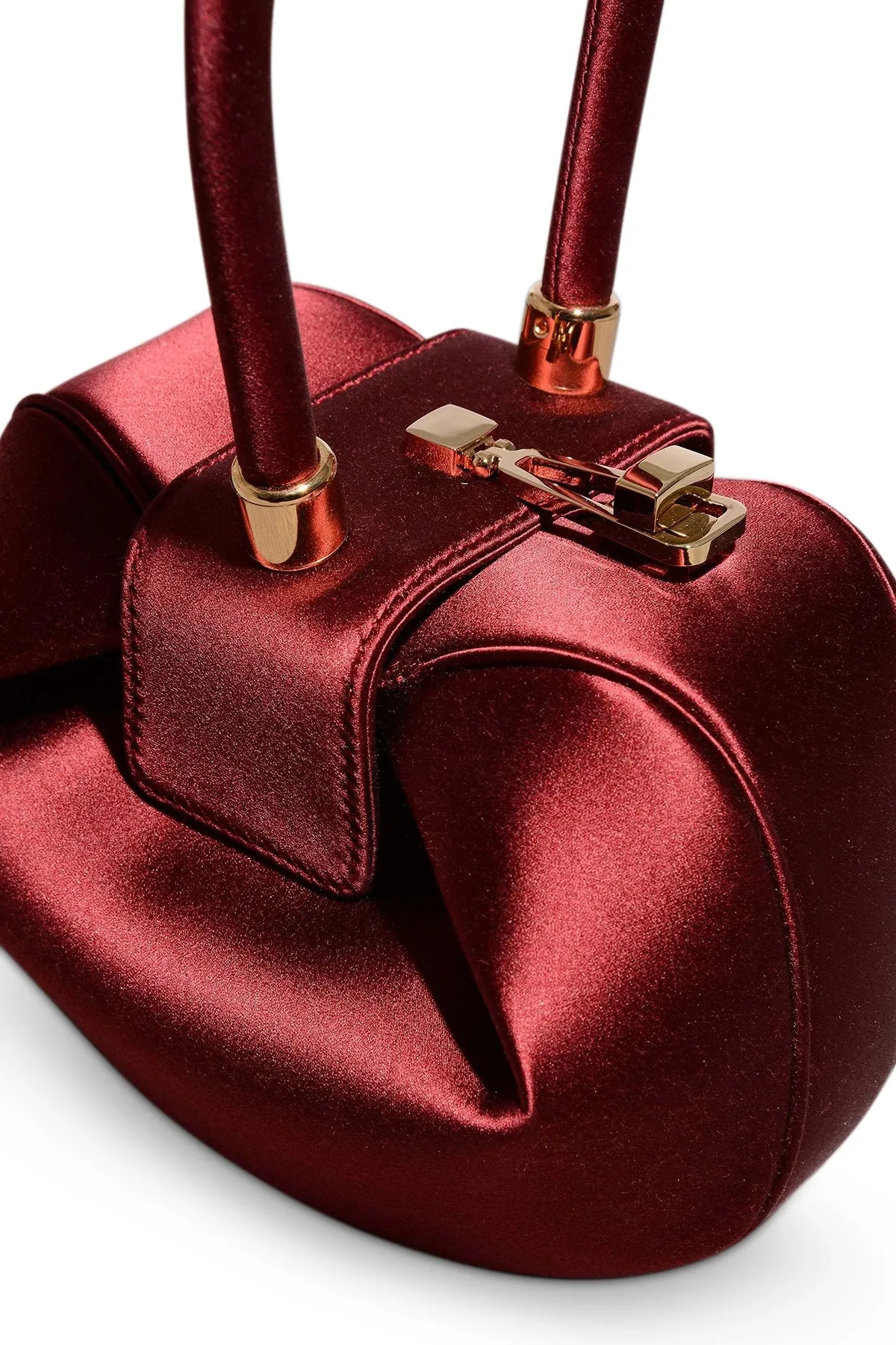 Demi Bag in Ruby Satin