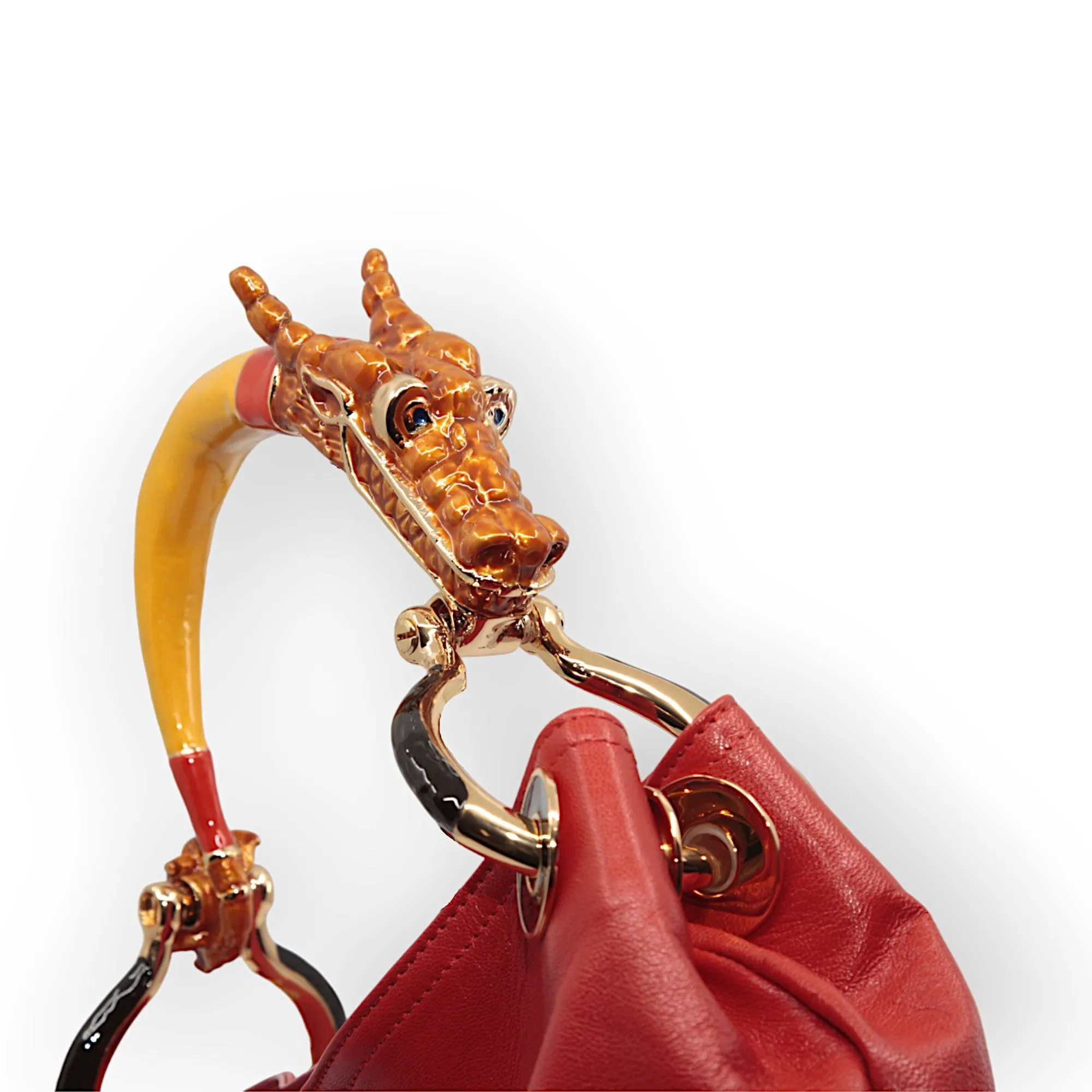 DRAGON SMALL HANDBAG  IN HIGHT QUALITY LEATHER