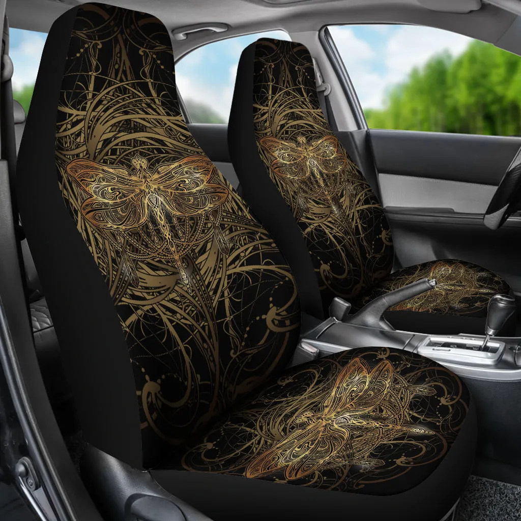 Dragonfly Mandala Car Seat Covers