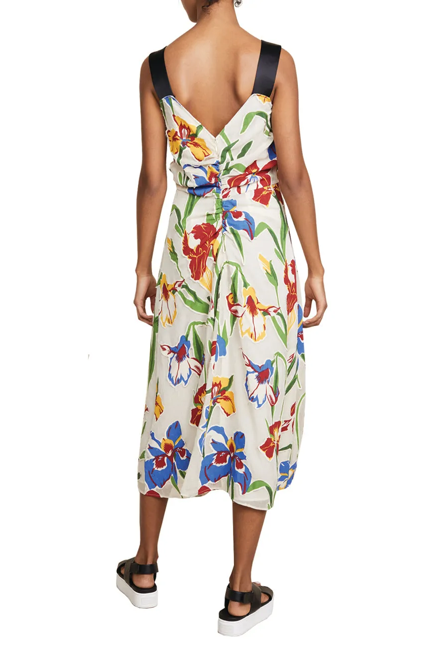 Floral Print Clarissa Midi Dress