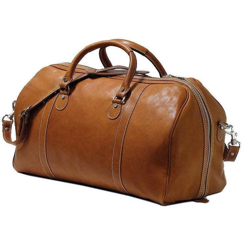 Floto Leather Parma Duffle Bag