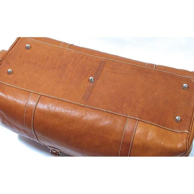 Floto Leather Parma Duffle Bag