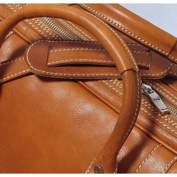 Floto Leather Parma Duffle Bag