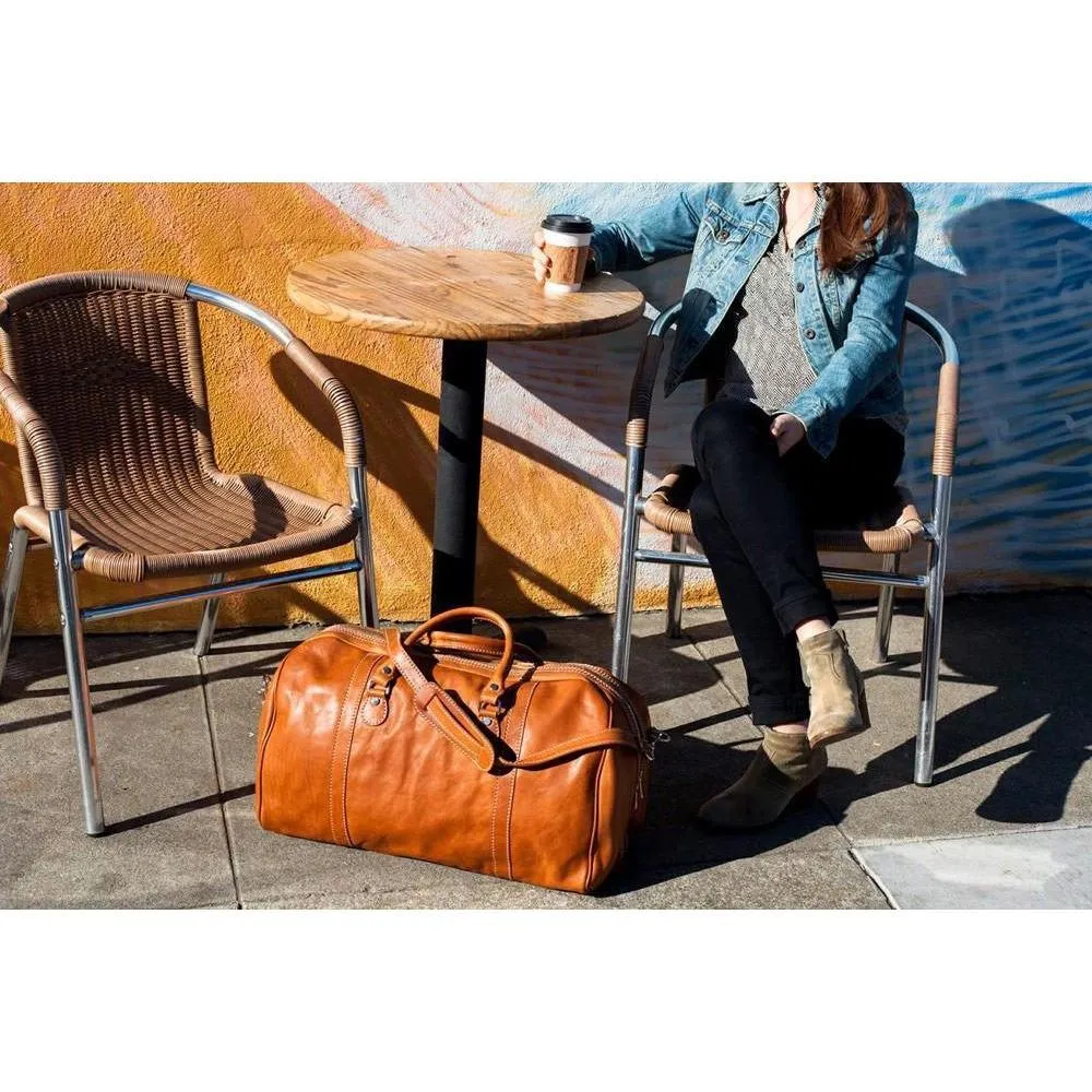 Floto Leather Parma Duffle Bag