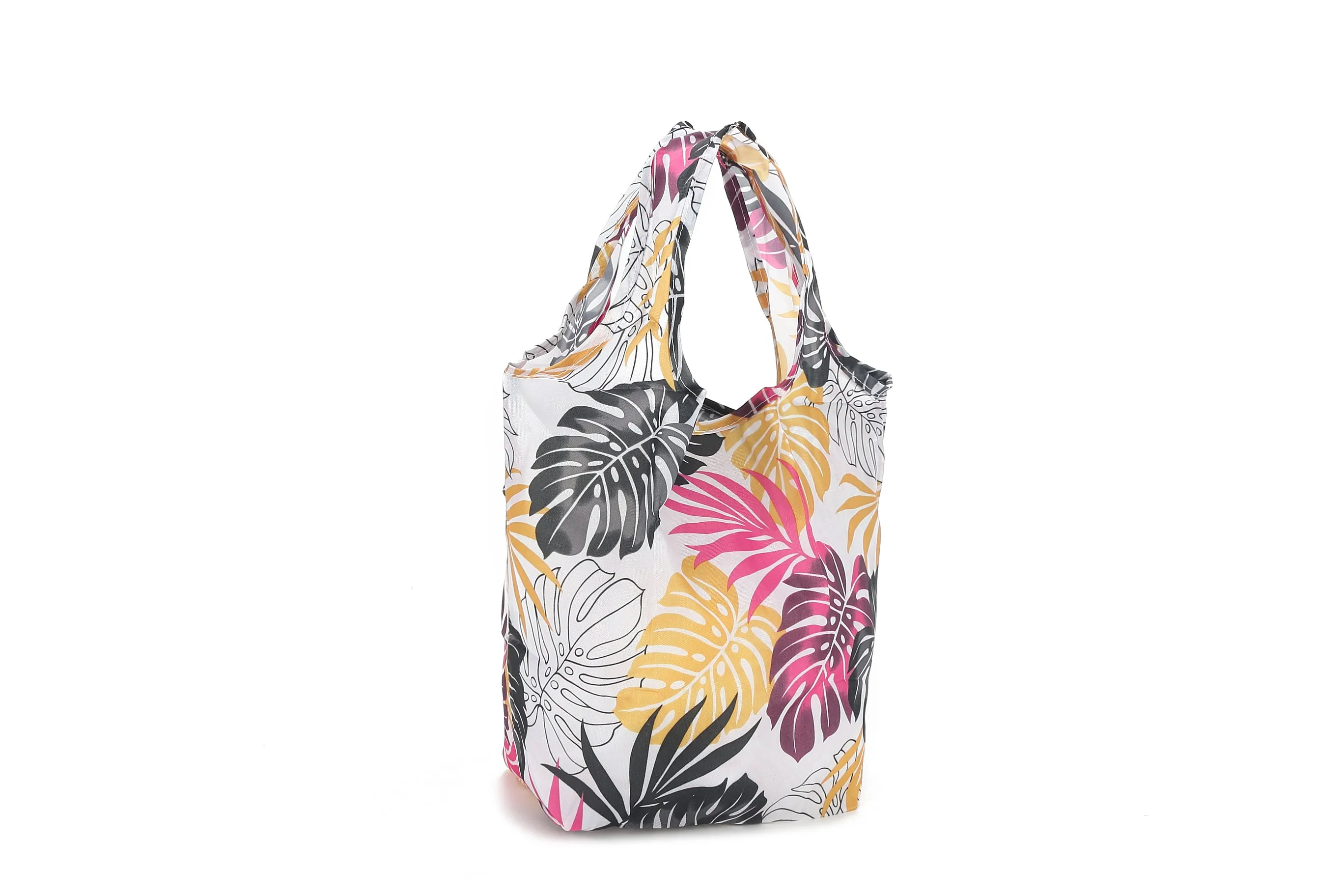 Foldable Bag Joy Monstera Yellow