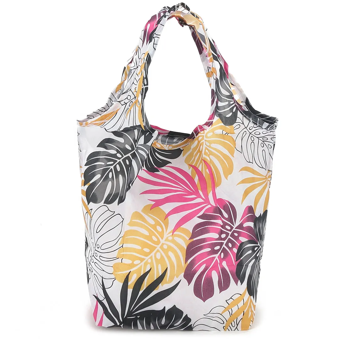 Foldable Bag Joy Monstera Yellow