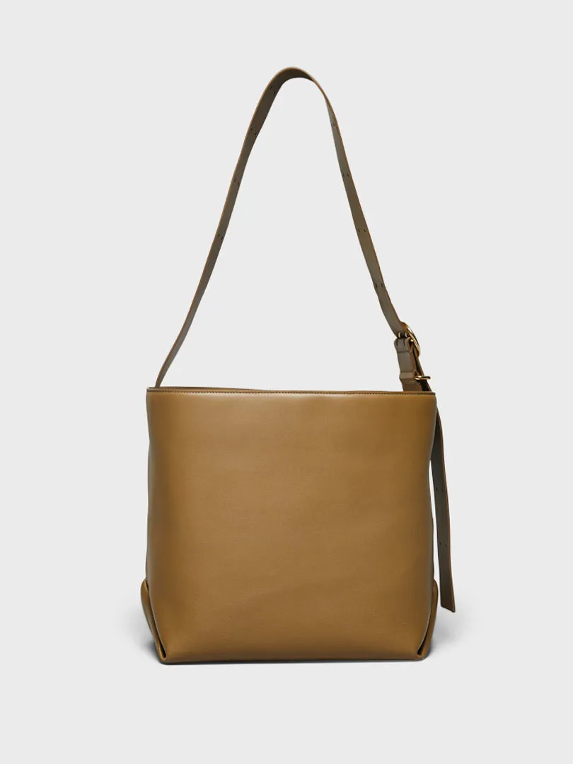 Folded Tote Bag in Honey Blonde