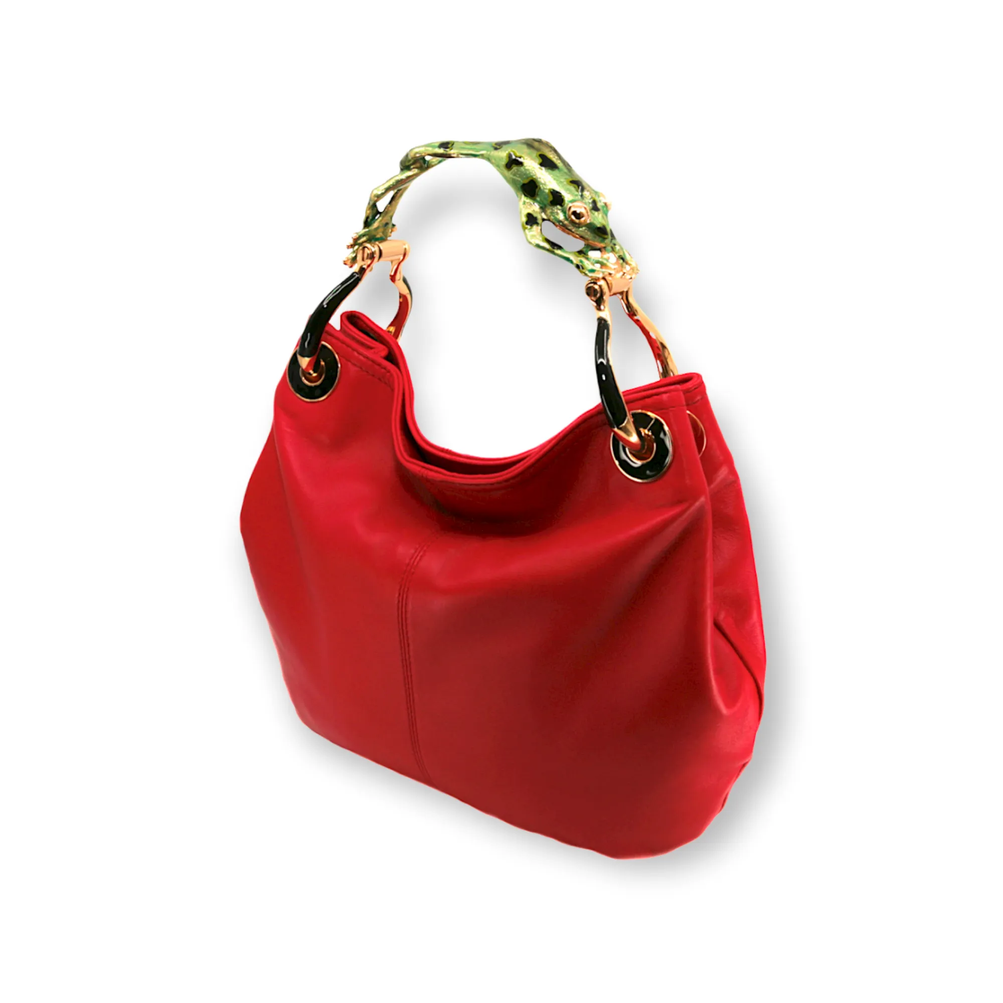 FROG SMALL HANDBAG IN HIGHT QUALITY LEATHER