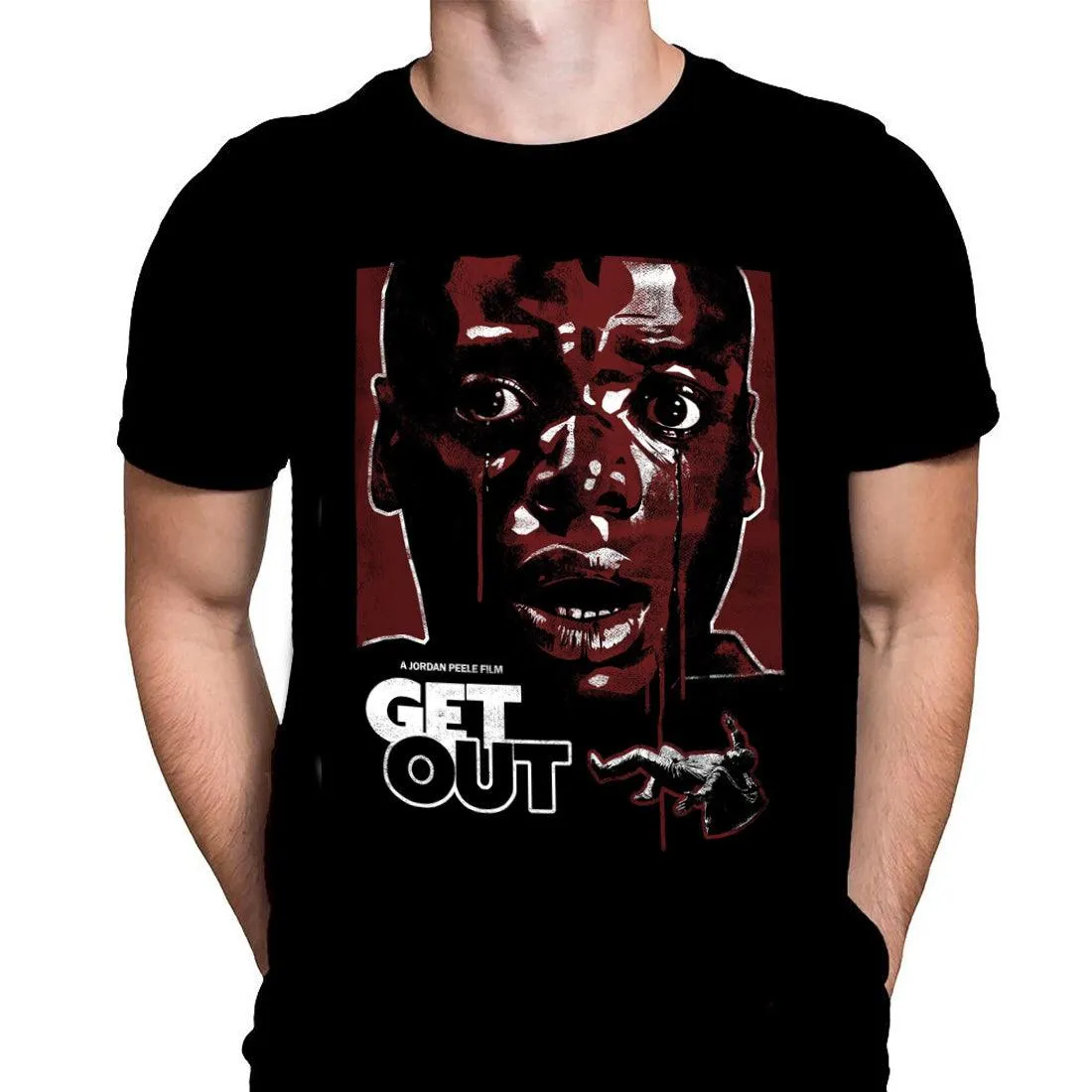 Get Out - Classic Horror Movie Poster Art - T-Shirt