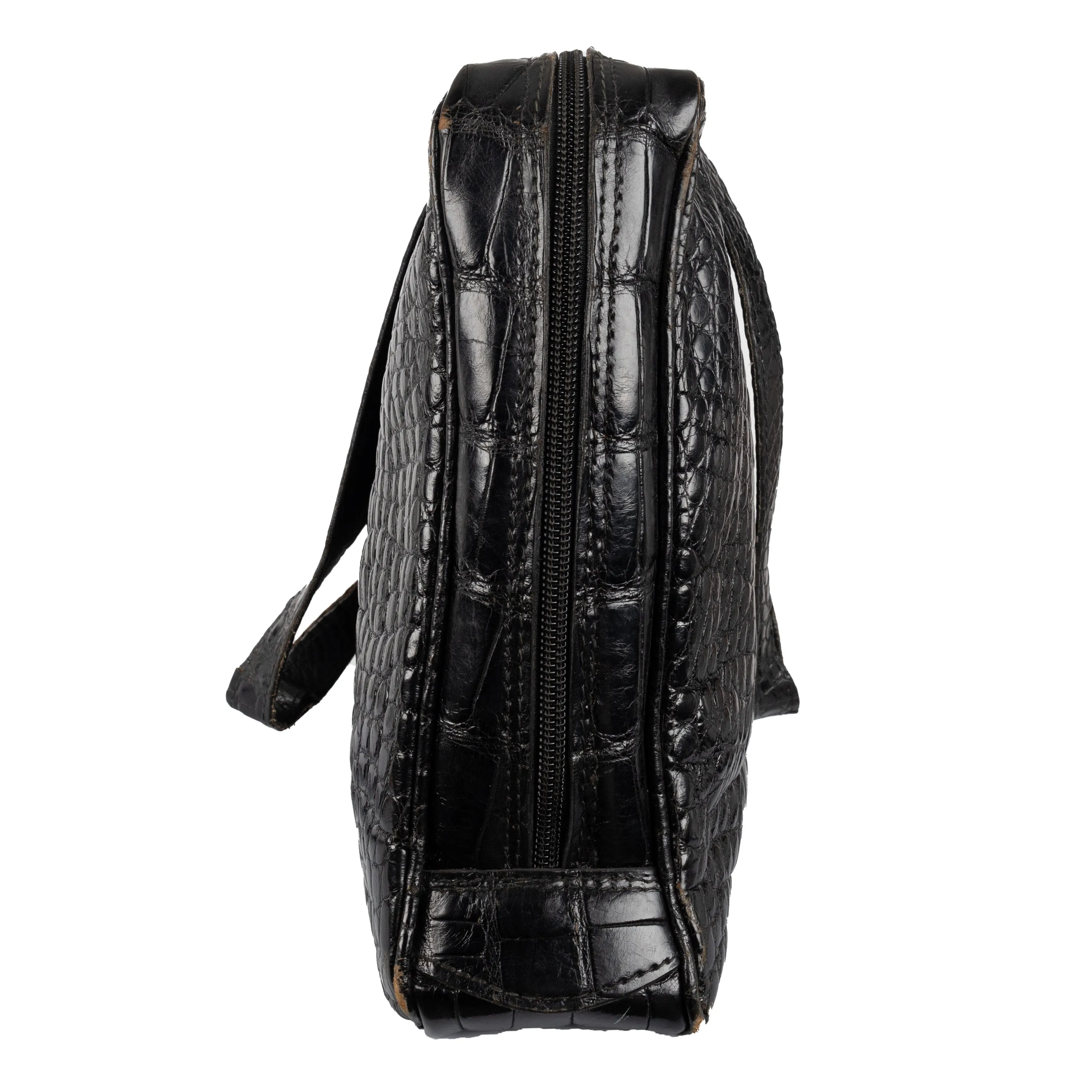 GFF Croc-embossed Shoulder Bag - '90s