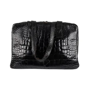 GFF Croc-embossed Shoulder Bag - '90s