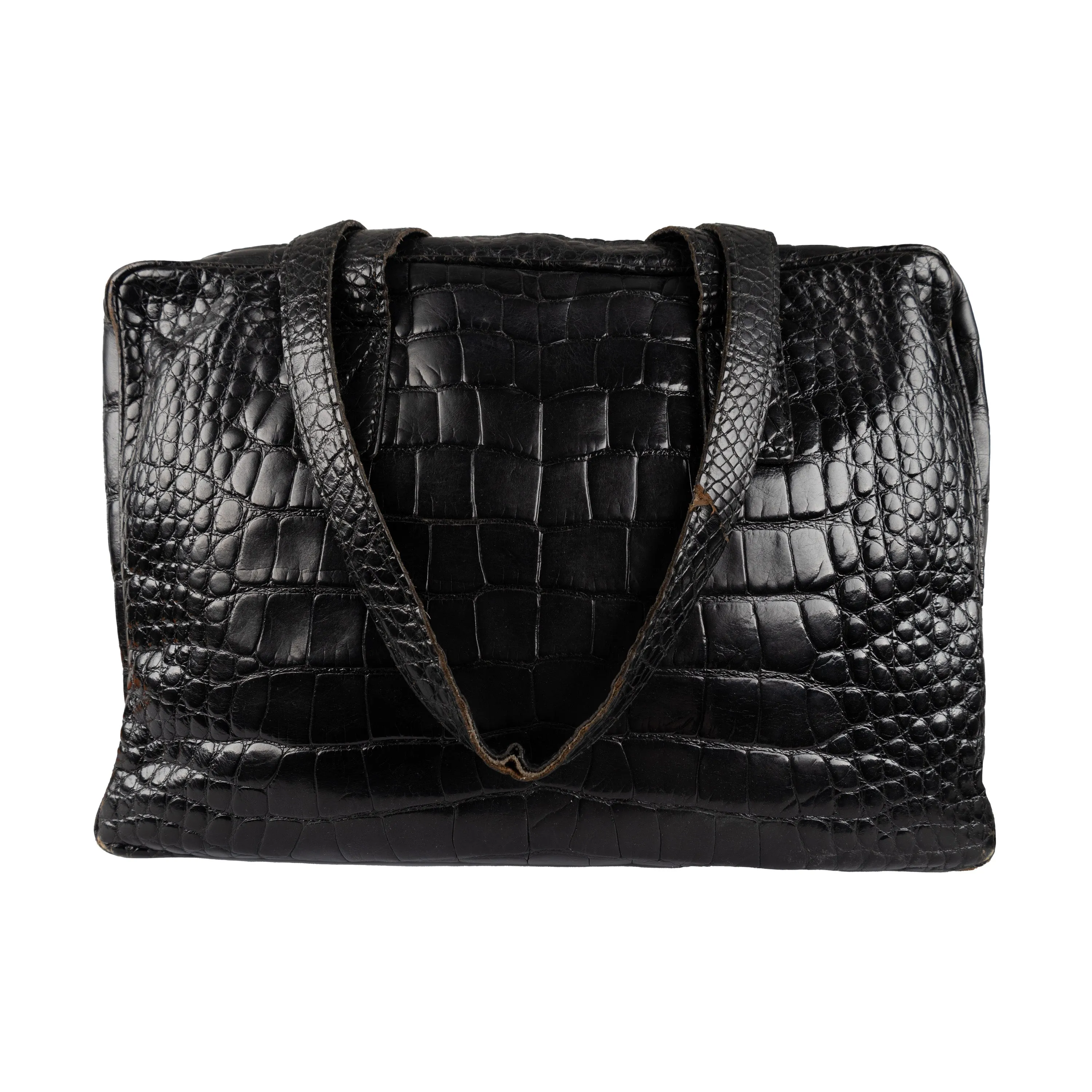 GFF Croc-embossed Shoulder Bag - '90s