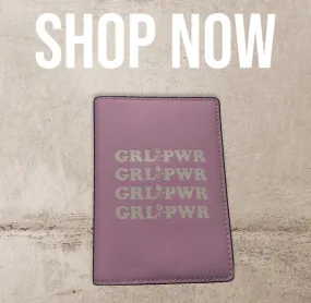 Girl Power Leather Passport Holder REBECCA…