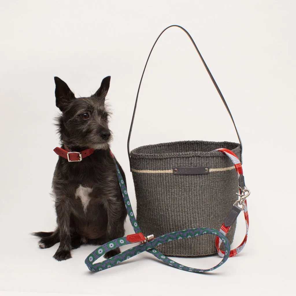 Hiro Wolf Sisal basket: Medium Dark