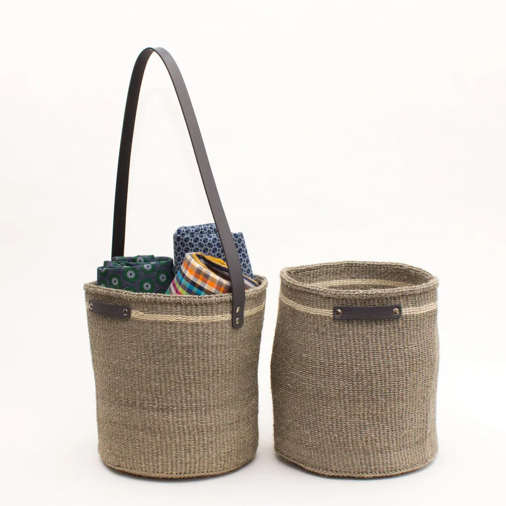 Hiro Wolf Sisal basket: Medium Light