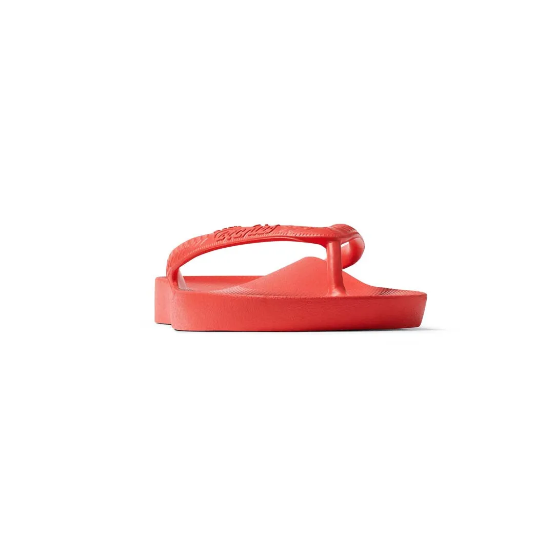 Kids - Arch Support Thongs - Coral