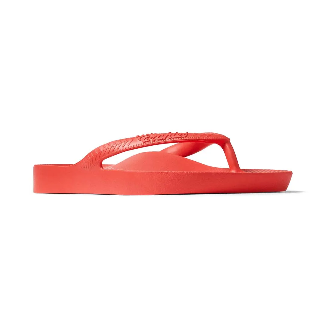 Kids - Arch Support Thongs - Coral