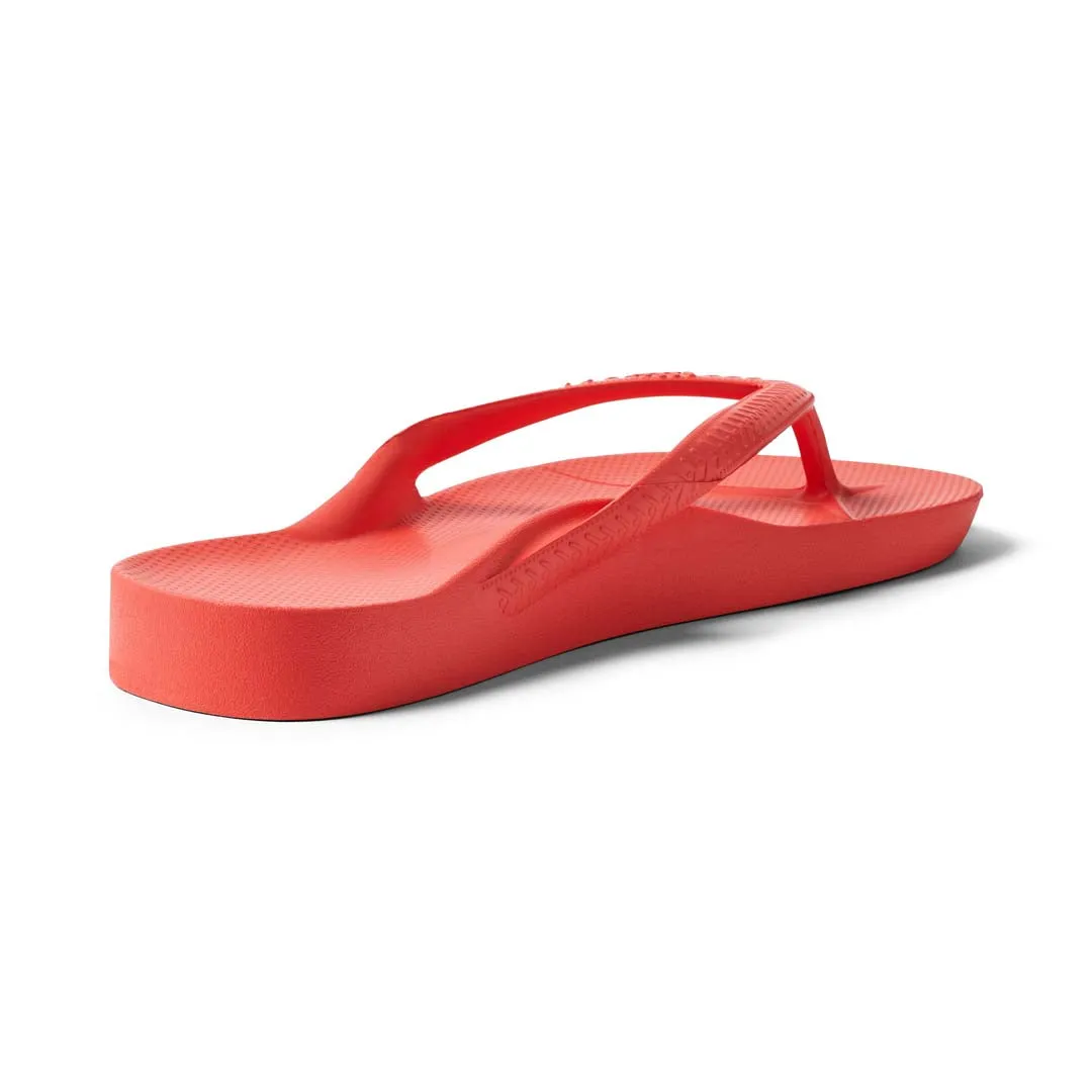 Kids - Arch Support Thongs - Coral