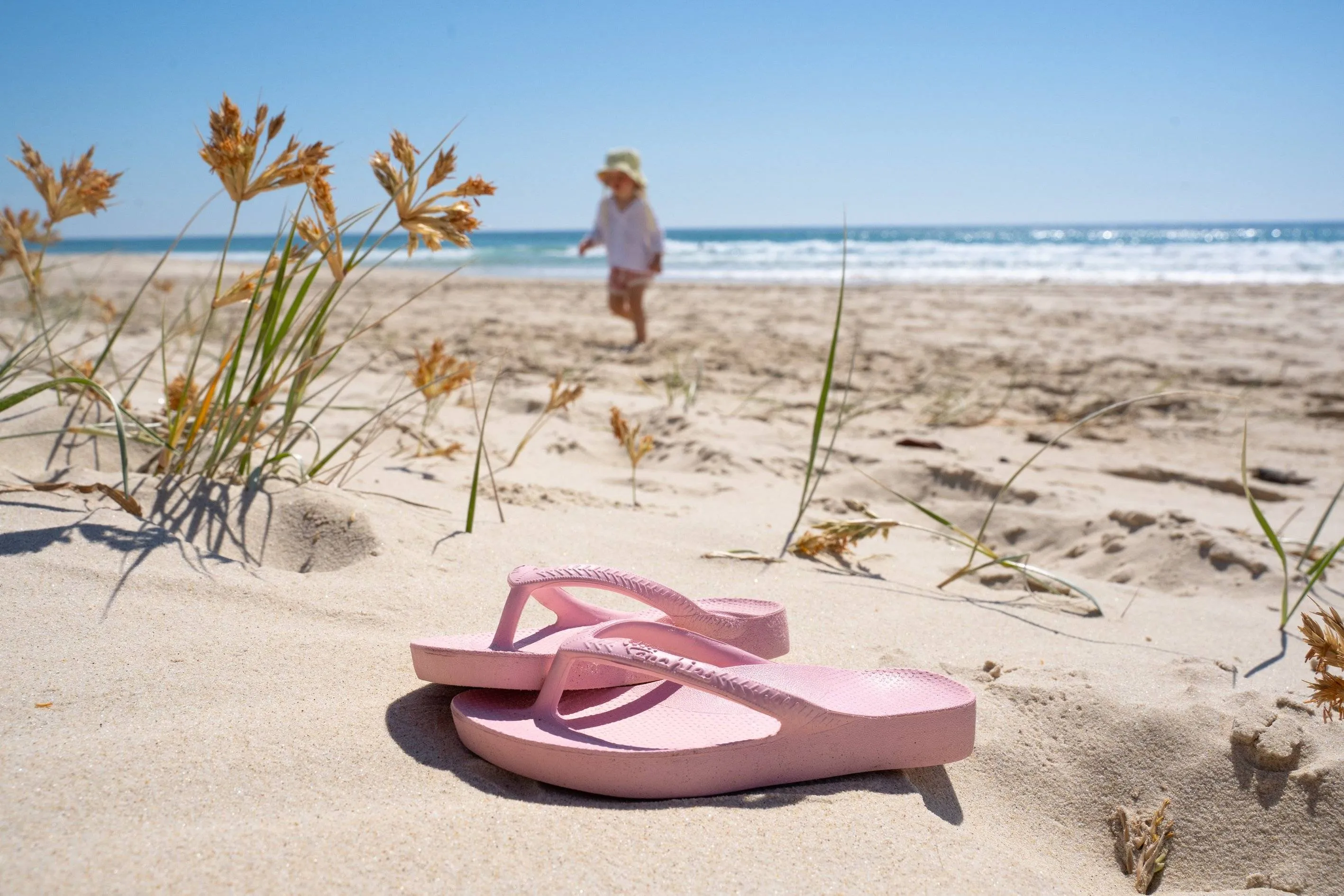 Kids - Arch Support Thongs - Pink