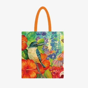 Kotare & Hibiscus Tote Bag